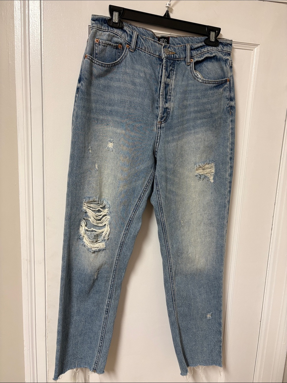 BDG Light Blue Distressed Boyfriend Jeans